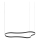 Ideal Lux - LED pendel WAVES LED/54W/230V CRI 90 sort