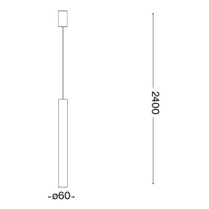 Ideal Lux - LED pendellampe 1xGU10/7W/230V CRI90