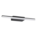 Ideal Lux - LED spejllampe til badeværelse RIFLESSO LED/10W/230V 42 cm CRI 90 IP54 sort