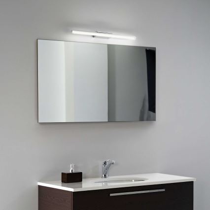 Ideal Lux - LED spejllampe til badeværelse RIFLESSO LED/16W/230V 62 cm CRI 90 IP54 skinnende krom