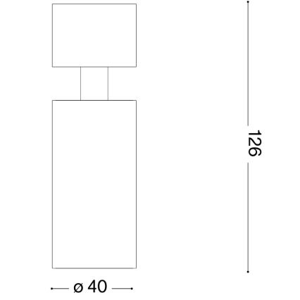 Ideal Lux - LED-spot DYNAMITE 1xGU10/7W/230V CRI 90 hvid