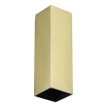 Ideal Lux - LED-spot LOOK 1xGU10/7W/230V CRI 90 6x6 cm messing