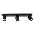 Ideal Lux - LED-spot RUDY 3xGU10/7W/230V CRI 90 sort