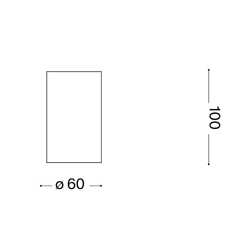 Ideal Lux - LED-spotlampe LOOK 1xGU10/7W/230V CRI 90 Ø 6 cm messing
