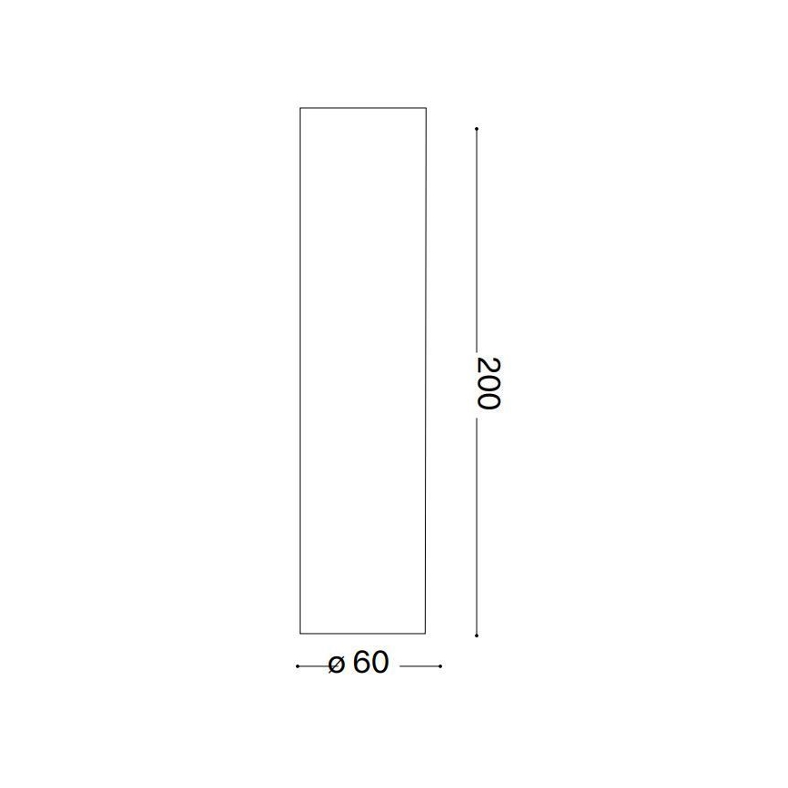 Ideal Lux - LED spotlampe LOOK 1xGU10/7W/230V CRI 90 sort