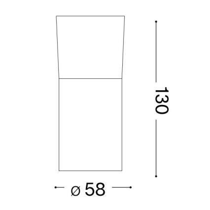 Ideal Lux - LED spotlampe TOBY 1xGU10/7W/230V CRI 90 hvid