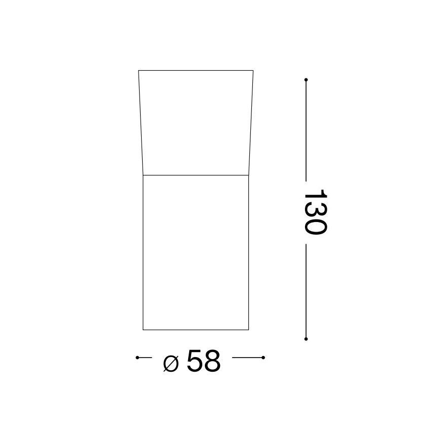 Ideal Lux - LED spotlampe TOBY 1xGU10/7W/230V CRI 90 hvid