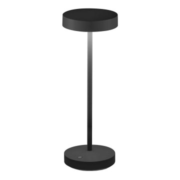 Ideal Lux - LED Udendørs Touchlampe TOFFEE LED/2W/230V 2200 mAh CRI 90 IP54 sort