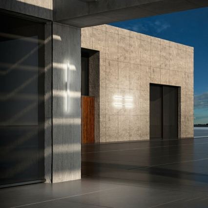 Ideal Lux - LED udendørs væglampe LINEA LED/23W/230V CRI 90 144 cm IP54 hvid