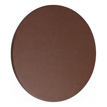 Ideal Lux - LED udendørs vægarmatur PUNTO LED/12W/230V CRI 90 Ø 24 cm IP54 brun