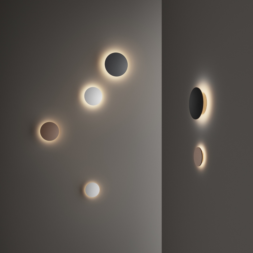 Ideal Lux - LED udendørs vægarmatur PUNTO LED/9W/230V CRI 90 Ø 18 cm IP54 hvid