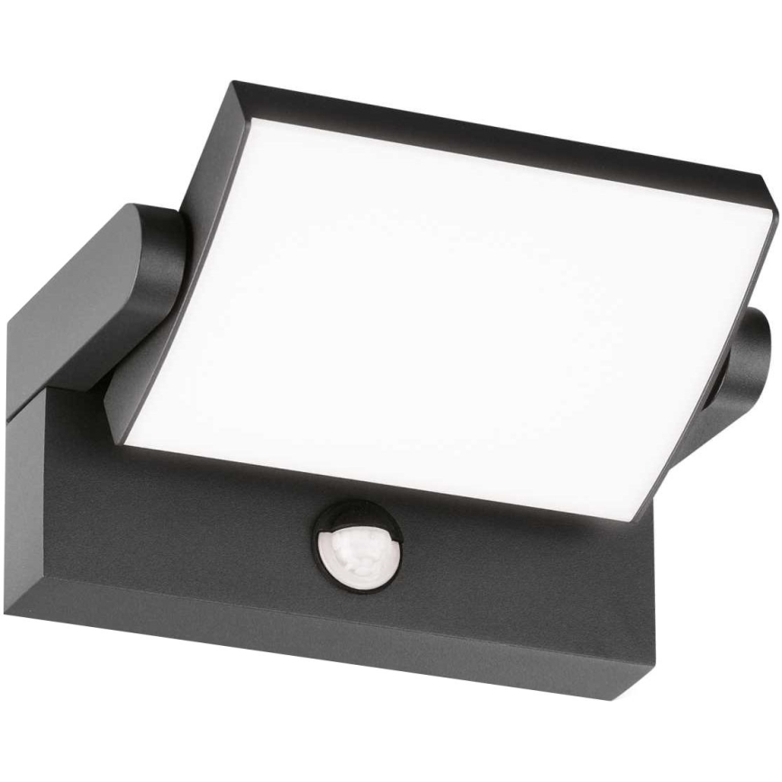 Ideal Lux - LED Udendørs væglampe med sensor SWIPE LED/21W/230V CRI 90 IP54 antracit
