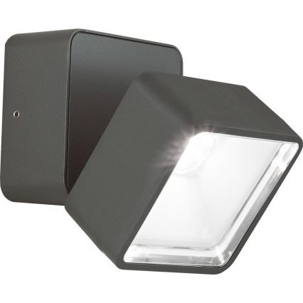 Ideal Lux - LED udendørs vægarmatur OMEGA LED/7W/230V CRI 90 IP54 antracit