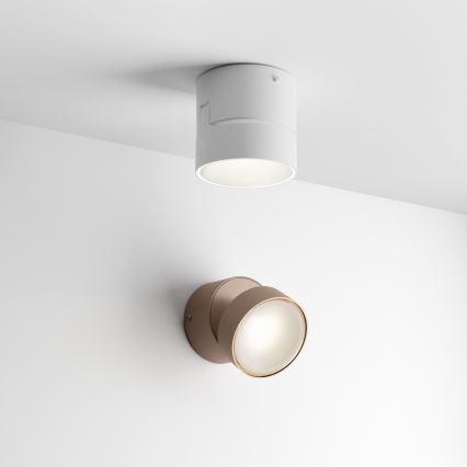 Ideal Lux - LED udendørs væglampe OMEGA LED/7W/230V CRI 90 IP54 brun