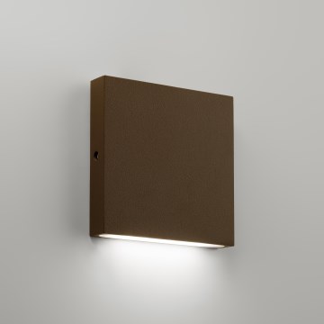 Ideal Lux - LED udendørs væglampe POST-IT LED/3W/12V CRI 90 brun