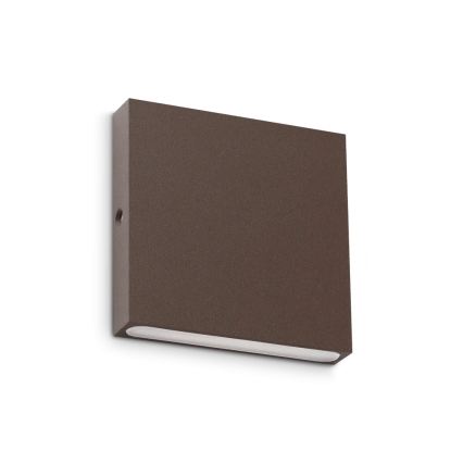 Ideal Lux - LED udendørs væglampe POST-IT LED/3W/12V CRI 90 brun