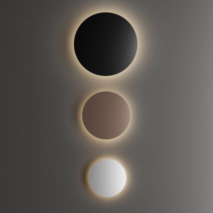 Ideal Lux - LED udendørs væglampe PUNTO LED/16W/230V CRI 90 Ø 30 cm IP54 brun