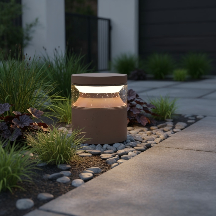 Ideal Lux - LED udendørslampe BOEING LED/14W/230V 15 cm CRI 90 IP65 brun