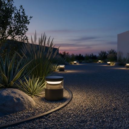 Ideal Lux - LED udendørslampe BOEING LED/14W/230V 15 cm CRI 90 IP65 sort