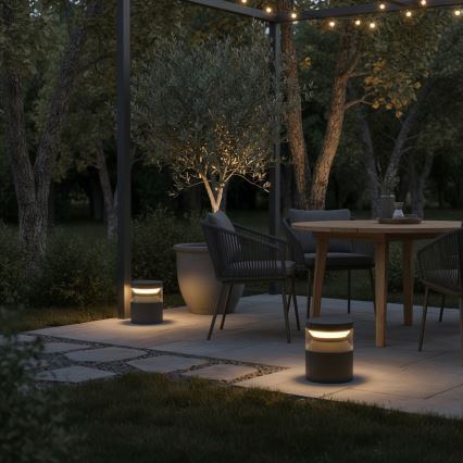 Ideal Lux - LED udendørslampe BOEING LED/14W/230V 15 cm CRI 90 IP65 sort