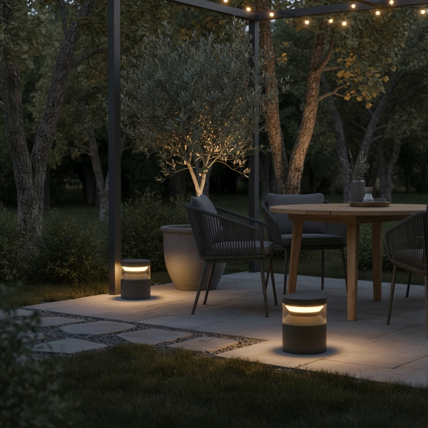 Ideal Lux - LED udendørslampe BOEING LED/14W/230V 15 cm CRI 90 IP65 sort