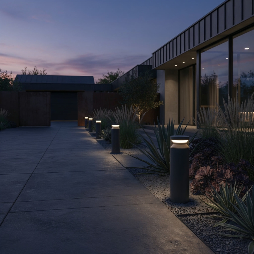 Ideal Lux - LED udendørslampe BOEING LED/14W/230V 40 cm CRI 90 IP65 sort