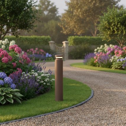 Ideal Lux - LED udendørslampe BOEING LED/14W/230V diameter 70 cm CRI 90 IP65 brun