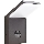 Ideal Lux - LED udendørslampe med sensor STYLE LED/9W/230V 4000K CRI 90 IP54 antracit
