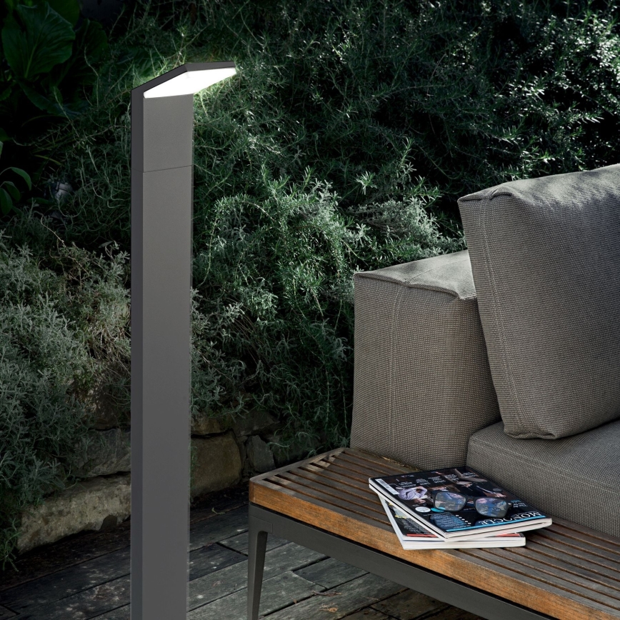 Ideal Lux - LED udendørslampe STYLE LED/8,5W/230V 4000K 100 cm CRI 90 IP54 antracit