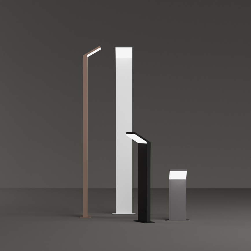 Ideal Lux - LED udendørslampe STYLE LED/8,5W/230V 4000K 50 cm CRI 90 IP54 sort