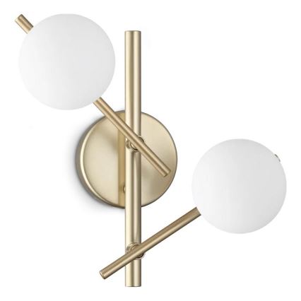 Ideal Lux - LED væglampe ATLAS 2xG9/3W/230V guld