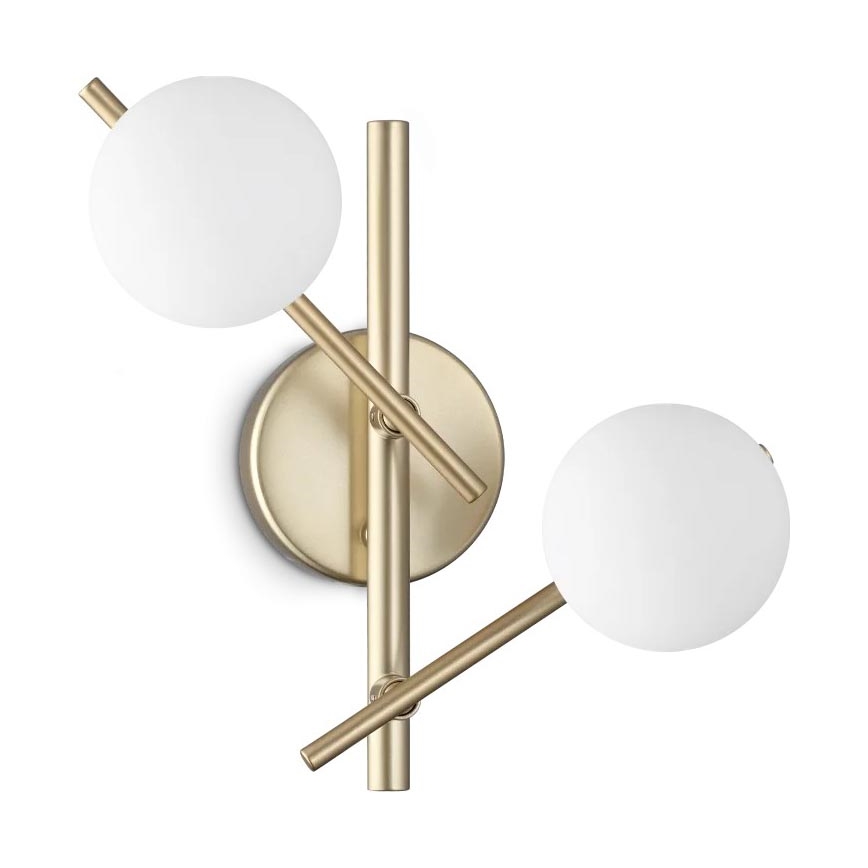 Ideal Lux - LED væglampe ATLAS 2xG9/3W/230V guld
