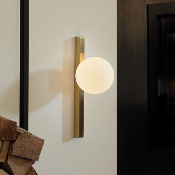 Ideal Lux - LED væglampe BINOMIO 1xG9/3W/230V guldfarvet