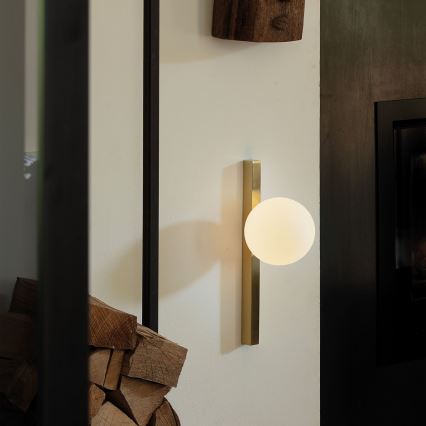 Ideal Lux - LED væglampe BINOMIO 1xG9/3W/230V guldfarvet