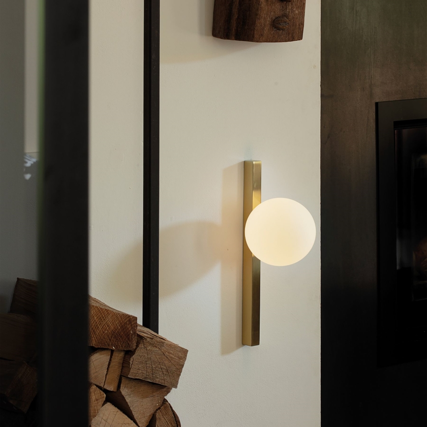Ideal Lux - LED væglampe BINOMIO 1xG9/3W/230V guldfarvet
