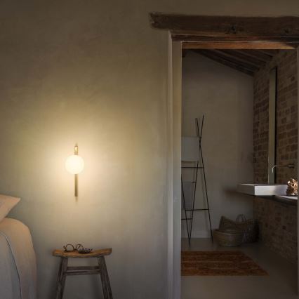 Ideal Lux - LED væglampe BINOMIO 1xG9/3W/230V guldfarvet
