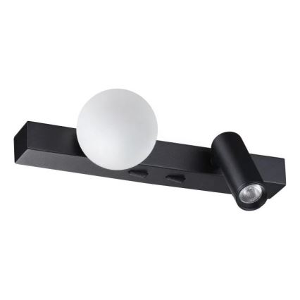 Ideal Lux - LED væglampe BINOMIO 2xLED/3W/230V CRI 90 sort