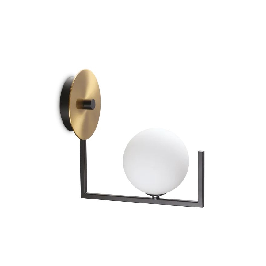 Ideal Lux - LED væglampe BIRDS 1xG9/3W/230V sort/guldfarvet