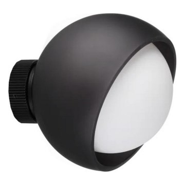Ideal Lux - LED væglampe BLOOM 1xE27/42W/230V sort