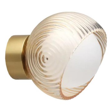 Ideal Lux - LED væglampe BLOOM 1xG9/3W/230V guld/røget beige