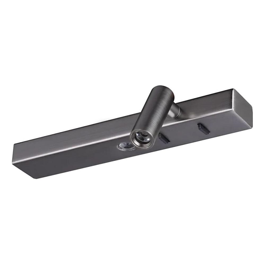Ideal Lux - LED væglampe BONNE 2xLED/6,5W/230V CRI 90 skinnende krom