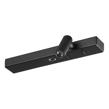 Ideal Lux - LED væglampe BONNE 2xLED/6,5W/230V CRI 90 sort