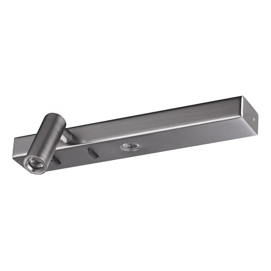 Ideal Lux - LED væglampe BONNE LED/6,5W/230V CRI 90 skinnende krom
