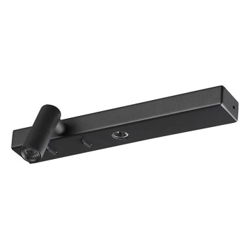 Ideal Lux - LED væglampe BONNE LED/6,5W/230V CRI 90 sort