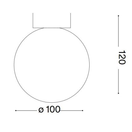 Ideal Lux - LED væglampe CARTA 1xG9/3W/230V diameter 10 cm hvid