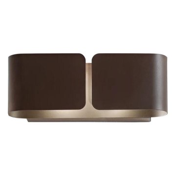 Ideal Lux - LED væglampe CLIP 2xG9/3W/230V brun