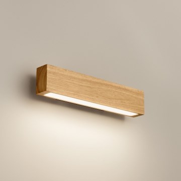 Ideal Lux - LED væglampe CRAFT LED/12W/230V CRI 90 bøg
