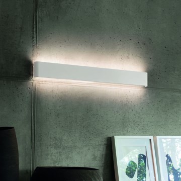 Ideal Lux - LED væglampe DELTA LED/30W/230V 3000K 83 cm CRI 90 hvid