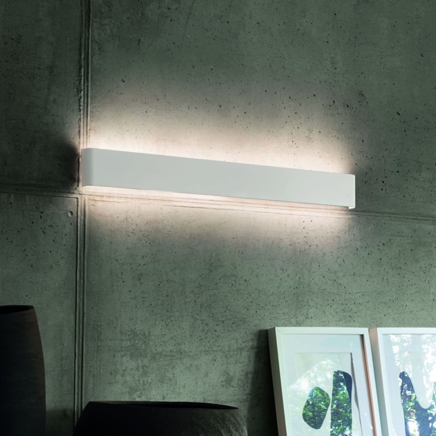 Ideal Lux - LED væglampe DELTA LED/30W/230V 3000K 83 cm CRI 90 hvid