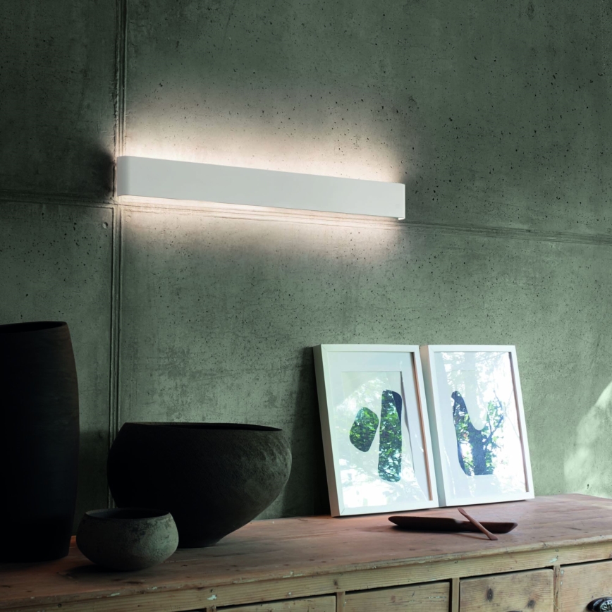 Ideal Lux - LED væglampe DELTA LED/30W/230V 3000K 83 cm CRI 90 hvid